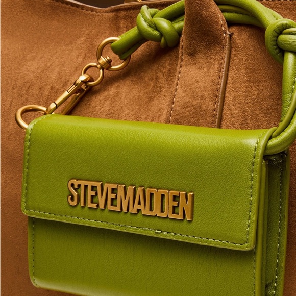 Steve Madden Brown Suede Bag - Picture 9 of 16